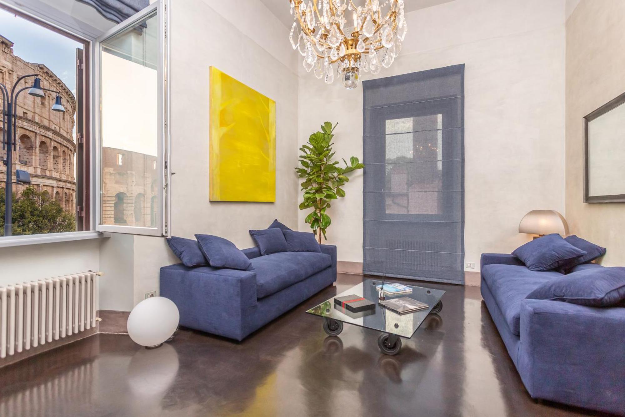 Iconic Apartment With Unique Colosseum View Roma Exterior foto